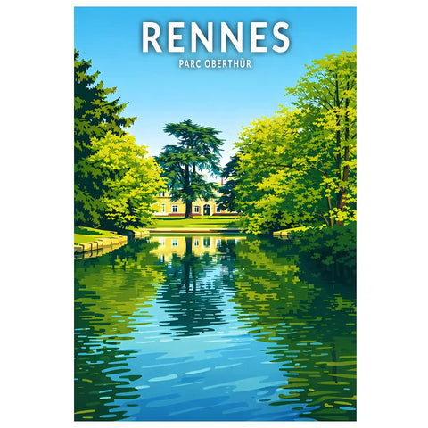 Affiche - Rennes - Parc Oberthür