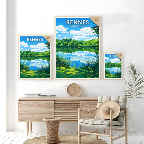 Affiche - Rennes - Parc des Gayeulles