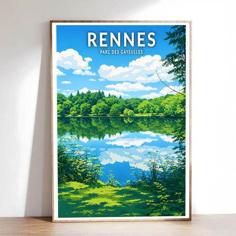 Affiche - Rennes - Parc des Gayeulles