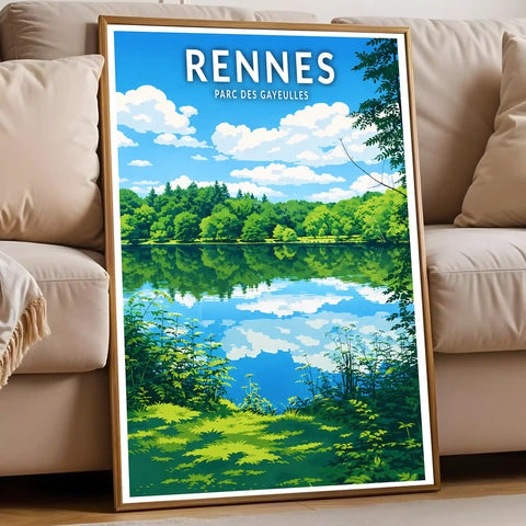 Affiche - Rennes - Parc des Gayeulles