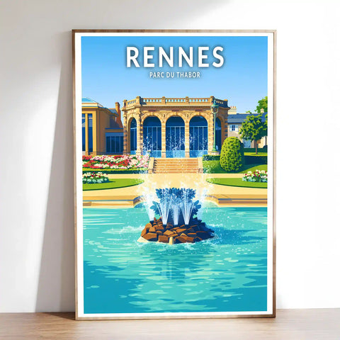 Affiche - Rennes - Parc du Thabor