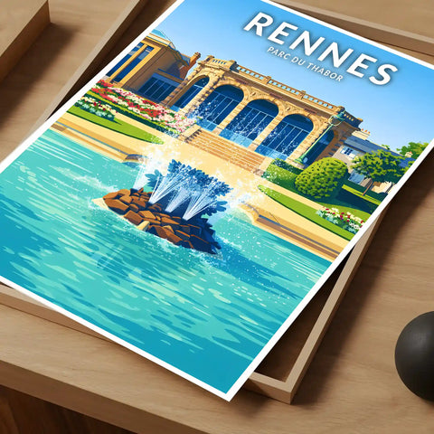 Affiche - Rennes - Parc du Thabor