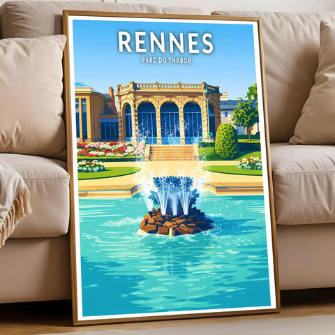 Affiche - Rennes - Parc du Thabor