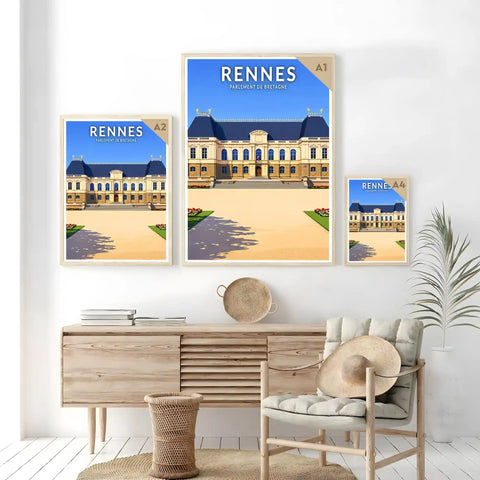 Affiche - Rennes - Parlement de Bretagne