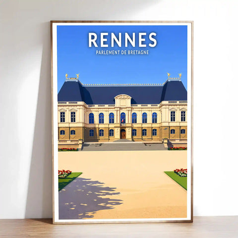 Affiche - Rennes - Parlement de Bretagne