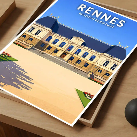 Affiche - Rennes - Parlement de Bretagne