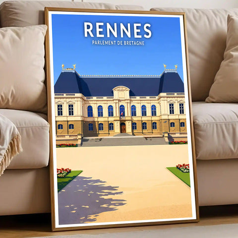 Affiche - Rennes - Parlement de Bretagne
