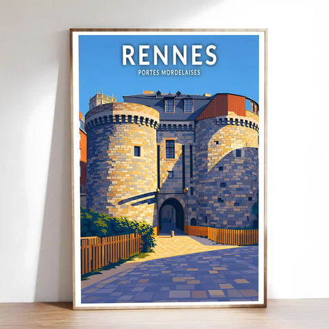 Affiche - Rennes - Portes Mordelaises