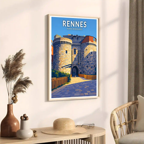 Affiche - Rennes - Portes Mordelaises