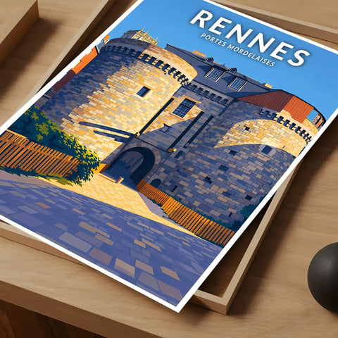 Affiche - Rennes - Portes Mordelaises
