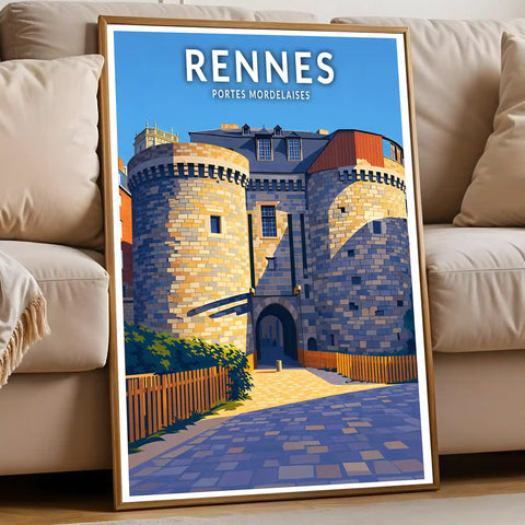 Affiche - Rennes - Portes Mordelaises
