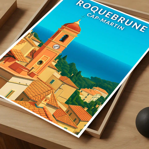 Affiche - Roquebrune-Cap-Martin