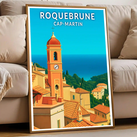 Affiche - Roquebrune-Cap-Martin