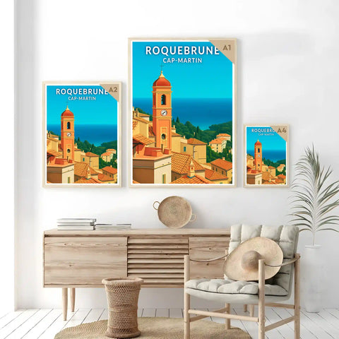 Affiche - Roquebrune-Cap-Martin