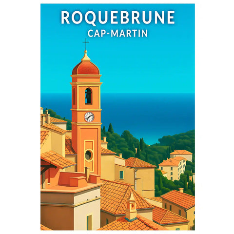 Affiche - Roquebrune-Cap-Martin
