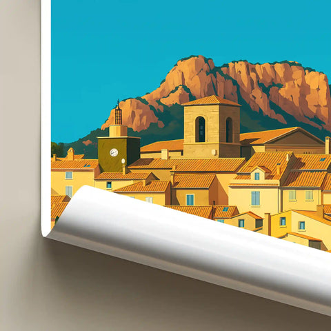 Affiche - Roquebrune