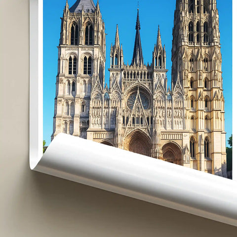 Affiche - Rouen - Cathédrale Notre-Dame
