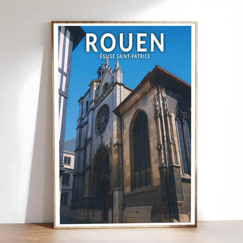 Affiche - Rouen - Église Saint-Patrice