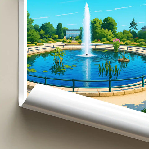 Affiche - Rouen - Jardin des Plantes