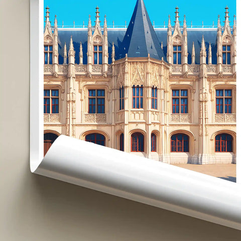 Affiche - Rouen - Palais de Justice