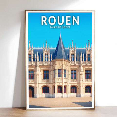 Affiche - Rouen - Palais de Justice