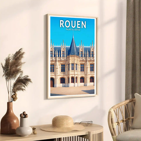 Affiche - Rouen - Palais de Justice