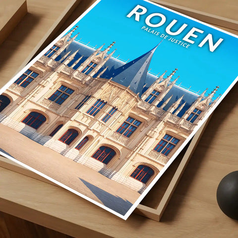 Affiche - Rouen - Palais de Justice