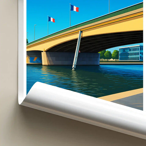 Affiche - Rouen - Pont Guillaume-le-Conquérant