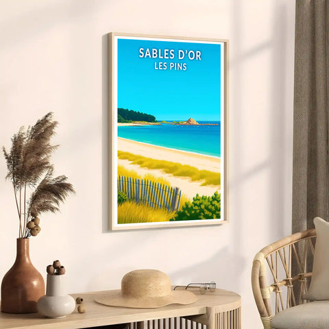 Affiche - Sables d'Or les Pins