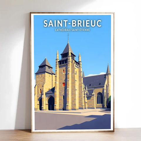 Affiche - Saint-Brieuc - Cathédrale Saint-Étienne