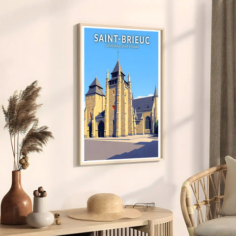 Affiche - Saint-Brieuc - Cathédrale Saint-Étienne