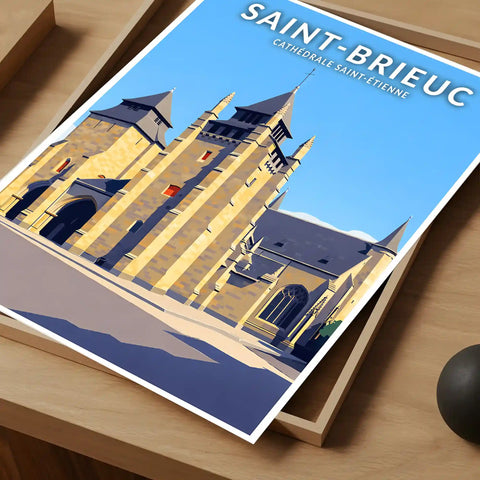 Affiche - Saint-Brieuc - Cathédrale Saint-Étienne