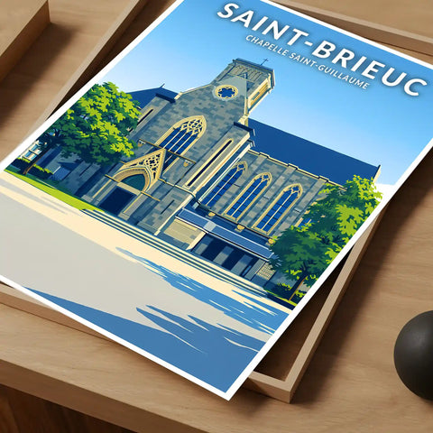 Affiche - Saint-Brieuc - Chapelle Saint-Guillaume