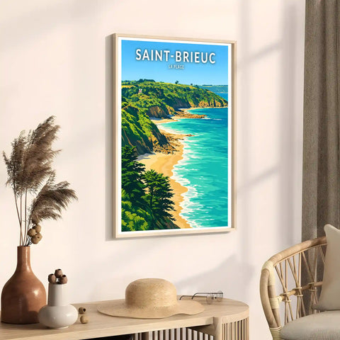 Affiche - Saint-Brieuc - La Plage