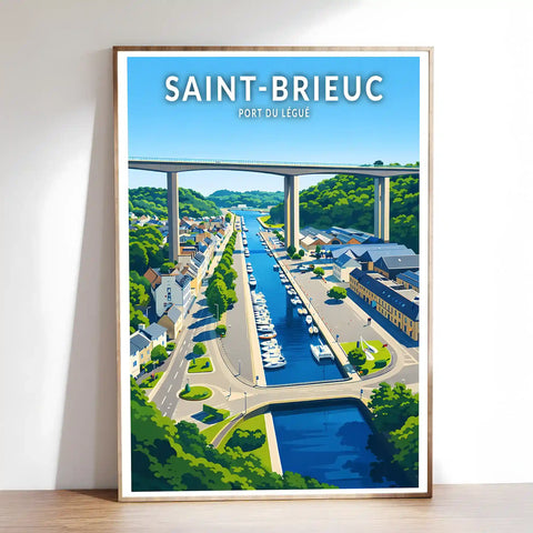 Affiche - Saint-Brieuc - Port du Légué