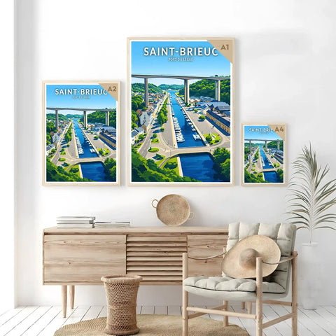 Affiche - Saint-Brieuc - Port du Légué