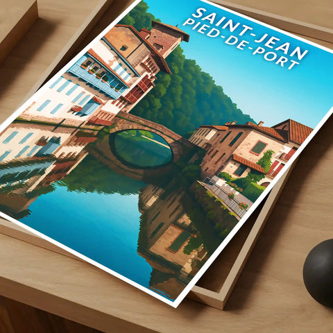 Affiche - Saint-Jean-Pied-de-Port