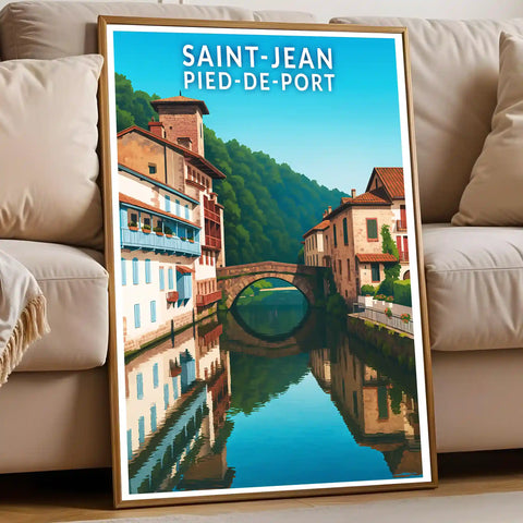 Affiche - Saint-Jean-Pied-de-Port