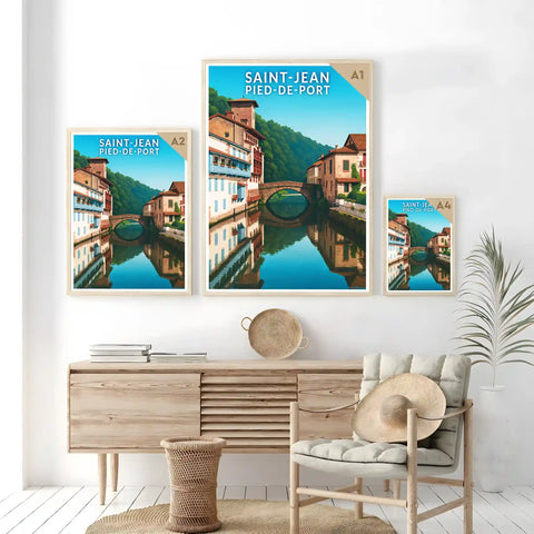 Affiche - Saint-Jean-Pied-de-Port