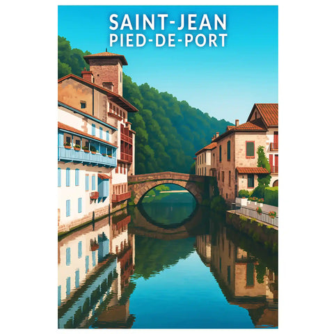 Affiche - Saint-Jean-Pied-de-Port