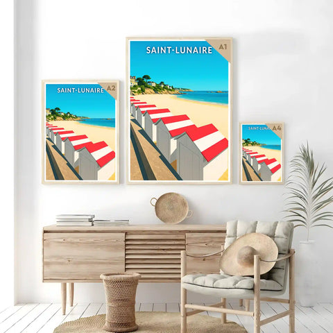 Affiche - Saint-Lunaire