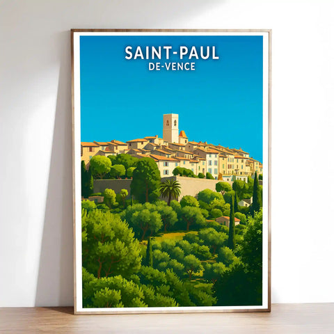 Affiche - Saint-Paul-de-Vence
