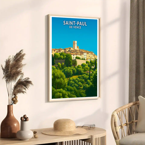 Affiche - Saint-Paul-de-Vence