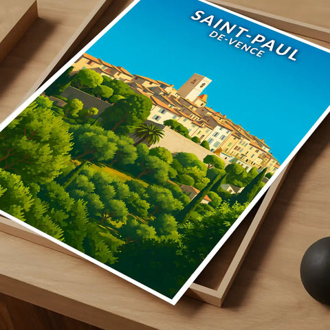Affiche - Saint-Paul-de-Vence