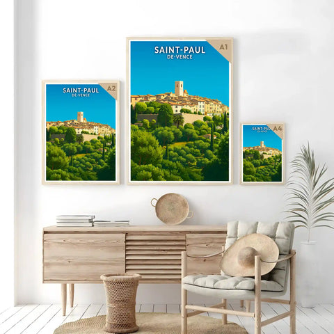 Affiche - Saint-Paul-de-Vence