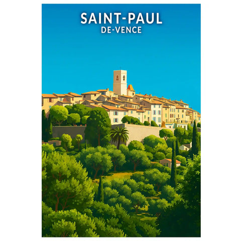 Affiche - Saint-Paul-de-Vence