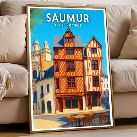 Affiche - Saumur - Centre Historique
