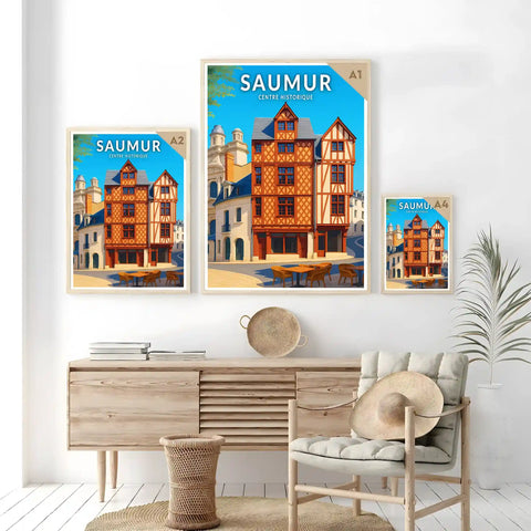 Affiche - Saumur - Centre Historique