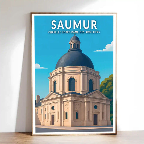 Affiche - Saumur - Chapelle Notre-Dame-des-Ardilliers