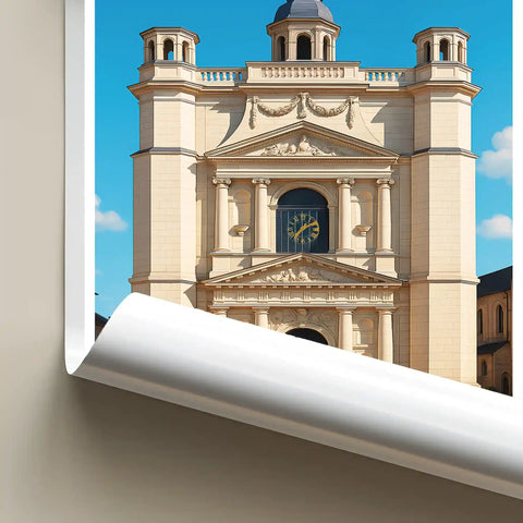 Affiche - Saumur - Église Saint-Pierre